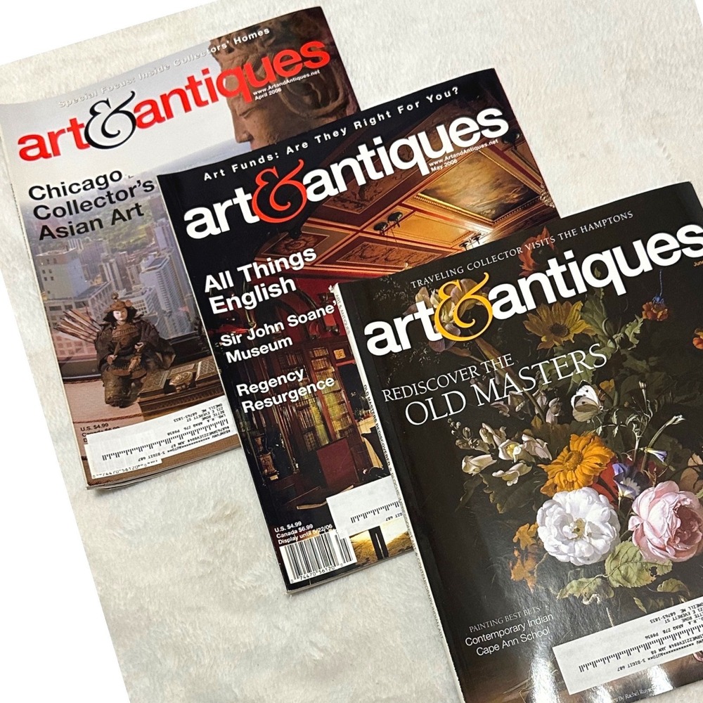 Art & Antiques Magazine Lot 2006 April May June Excellent 3 Issues Asian Art